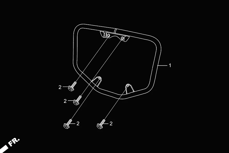 F-28 GUARD ENGINE diagram showing 50803-KST-940
