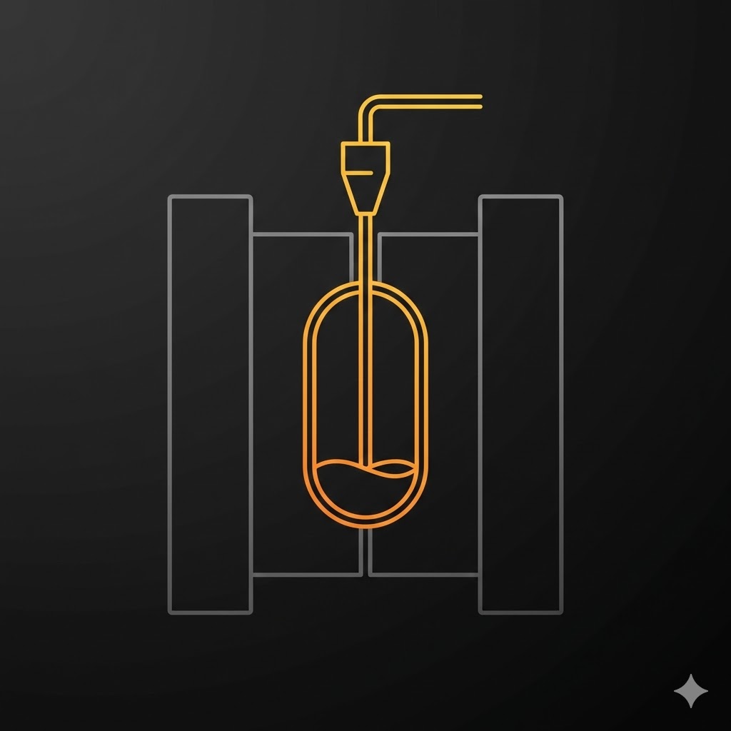 Die casting foundry with molten metal
