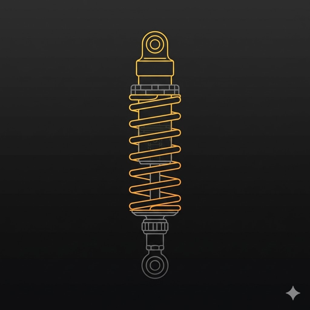 Shock absorbers and springs