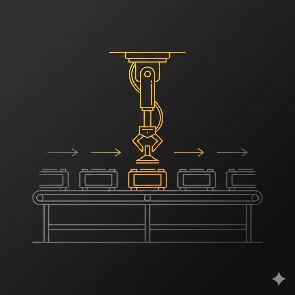 Robotic assembly production line